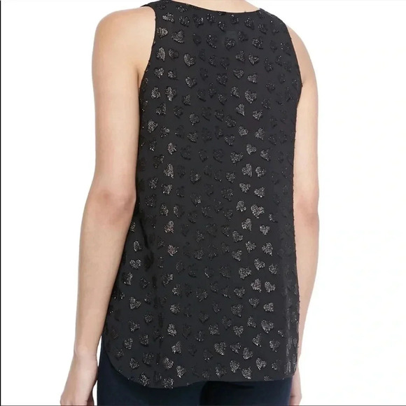 Alice + Olivia metallic heart blouse - Picture 2 of 10